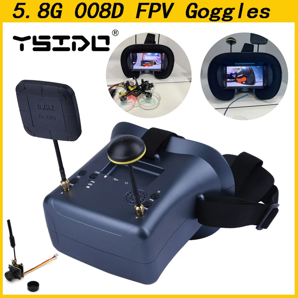 008D 5,8G 40CH 4,3 Zoll 800*48 – Skyzone Sky04O Pro Fpv Goggles Bewertung und Preis